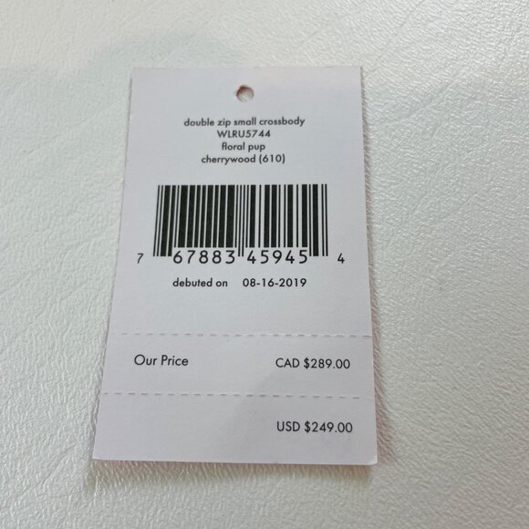 NEW Kate Spade Crossbody Floral Pup Cherrywood - Picture 11 of 11